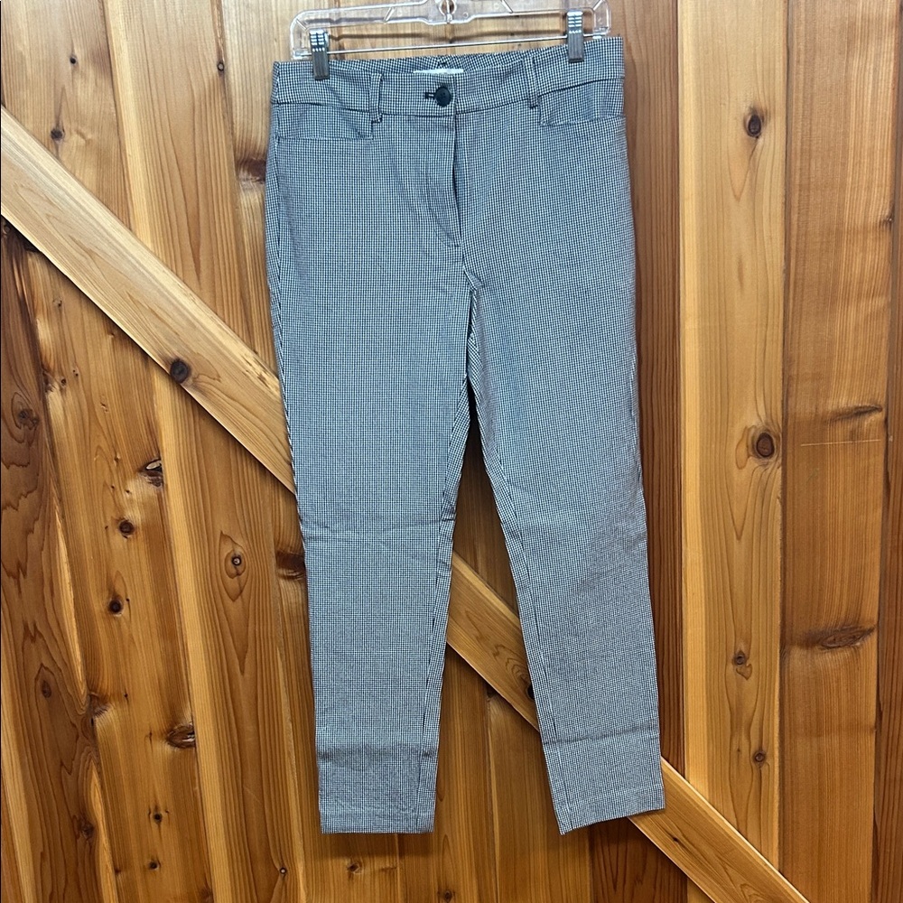 LOFT Checkered Skinny Dress Pants